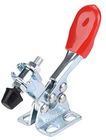 Aramox Pince à Bascule Verticale GH-201, 5 Pièces Serrage Rapide 27kg, Outil de Fixation pour Soudage, Rivetage et Assemblage Mécanique