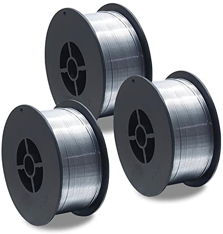 MIG MAG Schweißdraht - Fülldraht - E71T-GS - Drahtrolle D100/S100-3 Rolle je 1kg - 1.0mm Durchmesser - VECTOR WELDING