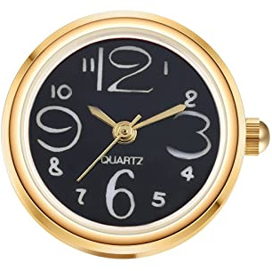 JewelryWe Ringuhr Fingeruhr Damen Ultradünn Rund Analog Quarz Ring Uhr Verstellbare Fingerringuhr Uhrenring mit Digital Zifferblatt