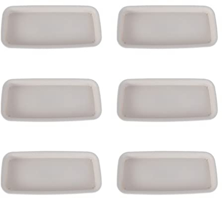 Happyyami 6pezzi Vassoi per Fioriere Stabili Vaschette Sottovasi per Piante Plastica Leggera Resistenti e Pratici Prevenzione Perdite e Facilità di Manovra per Vasi da Giardino e Interni