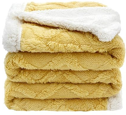 amo nenes Coperta in Pile Sherpa Soffice, Morbida, Spessa, Calda, Solida, per Adulti, Bambini, Neonati, Coperta in Tessuto Doppio Velluto Peluche 100x150 cm per Divano Letto e Divano