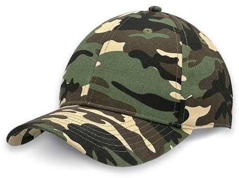 Artexia Baseball Cap Herren - Baumwolle Kappe Herren und Cap Damen - Baseball Cap Herren Camouflage 1