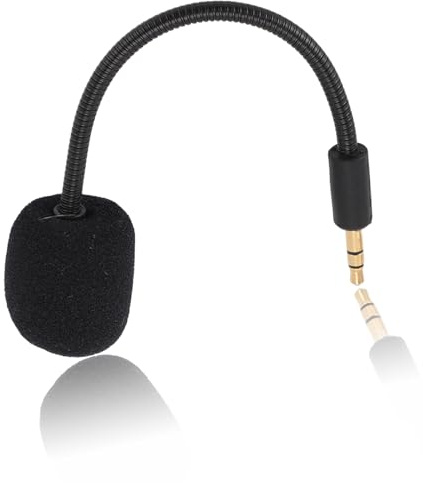 Dpofirs Ersatzmikrofon for RAZER Barracuda X, Game Headset 3.5mm abnehmbares Gaming Boom Mikrofon, 360° Drehung 3.5mm Game Mikrofon Boom