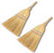 Novatool Lot de 2 petits balais de voyage avec manche court - 40 cm - Pour enfants - Idéal comme balai pour enfants et de camping