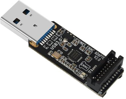 OVNSHVN MKS EMMC-Adapter V2 USB 3.0 Kartenleser für EMMC Modul, Micro-SD TF Karte, Pi SKIPR Ersatzteile Zubehörteile