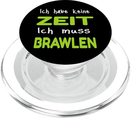 Ich habe keine Zeit ich muss Brawlen - Brawl für Stars PopSockets PopGrip für MagSafe