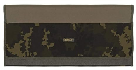 Korda Compac Bivvy Wrap Dark Kamo 83x66cm Bivvy Kompressionshülle für Zelt und Brolly, mit Sturmstangen Fächern, Hering Schlaufen und Kompaktem Packsystem für Karpfenangeln