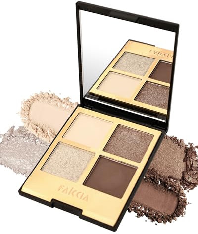 Palette Maquillage Yeux,Matte Shimmer Fard a Paupiere Palette,Longue Durée Imperméable,Highly Pigmented,Creme Velvet Texture, Travel Size,Make Up Perfect Cadeaux de maquillage pour les femme-04