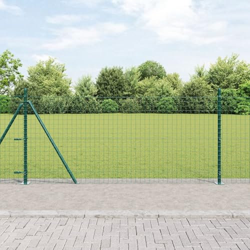 Zaunpfosten aus Beton, grün, 3,2 x 3,2 x 110 cm, 26 Stück, perfekt für Gartenzaun, robuste Baumaterialien, wetterfeste Pfosten, sichern Sie Ihren Platz im Freien!