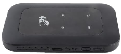 Dpofirs Hotspot WiFi 4G con Slot della Scheda SIM, Router Portatile per Viaggi, connettività a 10 Dispositivi, 3200 MAh, velocità Veloci, Standard LTE Cat4