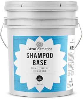 AFROCOSMETICS Unscented Shampoo Base Hair, Body 5 Gallon Bucket