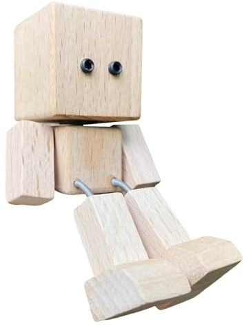 Generisch Figura in legno oscillante, con piedi oscillanti, decorazione da scrivania per la casa e il compleanno dei bambini