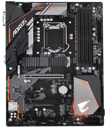 Carte mère Fit for Gigabyte B360 AORUS Gaming 3 LGA 1151 DDR4 64G HDMI DVI