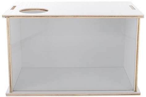 Alasum Bañera Multifunción para Hámsters y Chinchillas 25,2 x 15,2 x 14,5 Cm Transparente Diseño Seguro para Ratas y Roedores Pequeños