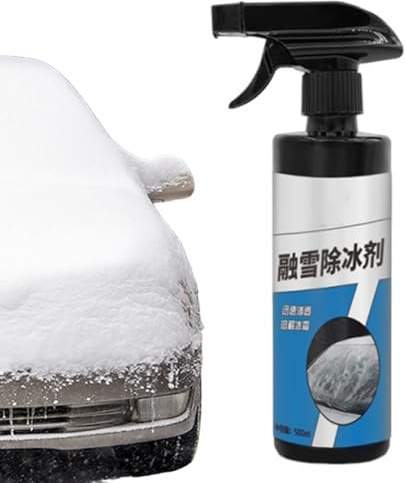 Para parabrisas de coche, líquido para eliminar heladas, espray anticongelante para nieve y parabrisas, para espejos retrovisores, parabrisas laterales, sedán, furgoneta
