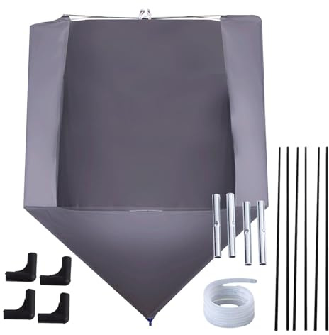 Bouclier De Nettoyage Étanche, Protection Complète, Protection D'unité Murale, Sac De Lavage Anti-poussière Avec Sortie De Vidange | Housse De Nettoyage AC Étanche Pour L'entretien Ménager, Split Int