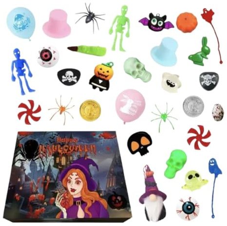 Calendrier De L'Avent Halloween Calendrier Compte À Rebours 31 Jours | D'Horreur Saisonniers Pour Adultes Soirées Maison Et Fêtes Saisonnières