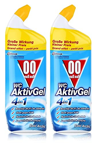 00 null null WC Aktiv Gel 4in1 Cool Arctic 750 ml - Stark gegen Kalk (2er Pack)