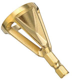 TuToy Titanium Coated Entgraten Externe Fase Werkzeug Bit 1/4 Zoll Sechskantschaft Entfernen Grat Reparatur Werkzeuge - Sechskant