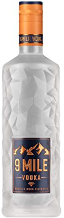 9 Mile Vodka Wodka 6 x 0,7l (37,5% Vol) LED beleuchtet
