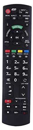 One For All Remote Universal TV Remote Control LED LCD Digital TV Controller Universal Remote Control Works with all brands Black Remotecontrol