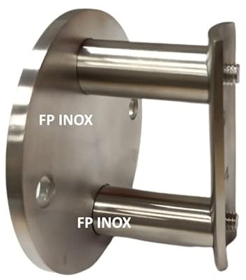 Platine fixation à l'anglaise inox A2 Pour Tube Diamètre 42.4mm Garde Corps