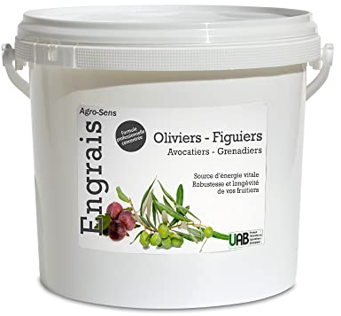 Agro Sens Engrais oliviers et fruitiers méditerranéens Seau 4 kg