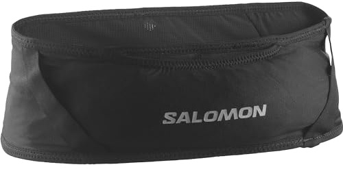 Salomon Pulse Cinturón Unisexo, Trail Running Senderismo MTB, Ajuste ceñido, Almacenamiento Inteligente, Versatilidad al Aire Libre, Negro, XS