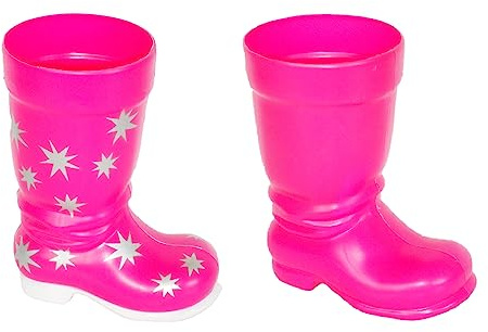 2 Stück Nikolausstiefel zum Befüllen pink Weihnachtsstiefel Stiefel Weihnachten
