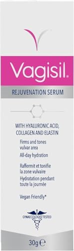 Vagisil Rejuvenation Serum, Siero Anti-Age Vulvare, Idratante e Rimpolpante, Con Acido Ialuronico, Collagene Ed Elastina, Tonifica e Rassoda la Pelle Intima Delicata, 30 g