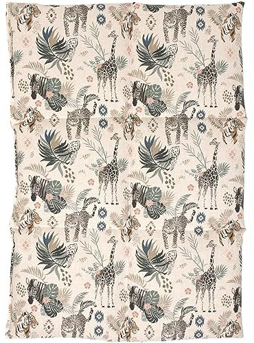 Cherry Stone Cushion Large 6 Chamber 40 x 30 cm Organic Fabric Wild Animals Heat Cushion Grain Cushion