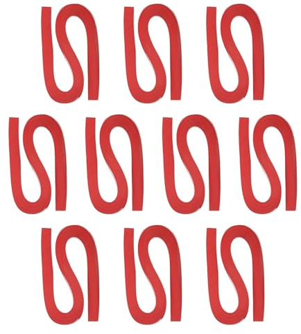 PATIKIL Quilling Papier leuchtendes Rot 1200 Stück 3mm x 54cm Quilling-Papierstreifen Origami Papier für Quilling Kunst DIY Papierhandwerk Handwerk
