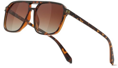 Musivon Retro Sonnenbrille Damen Herren - Polarisiert Autofahren Sonnenbrille UV Schutz