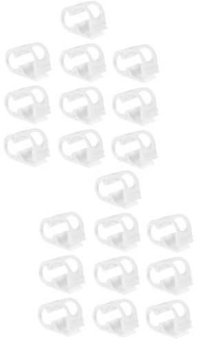 SOLUSTRE 20pcs Adjustable Water Pipe Hose Clamp Tube Clamps Shut Off Clip Siphon Hose Clip for Garden Irrigation