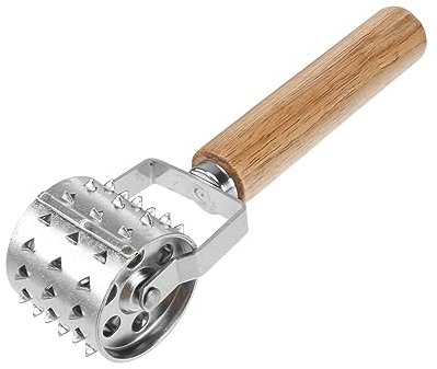 Amosfun Martello per Carne in Acciaio Resistente Battitore per Bistecche e Pollame Inteneritore da Cucina Manico Ergonomico Facile da Pulire e Usare