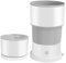 zhyunvd Mini Washing Machine, Foldable Small Smart Laundry Machine,Home Mini Washing Machine,for Baby Clothes,Underwear or Small Items,Apartment,Dorm, Camping,RV Travel Laundry Grayish white