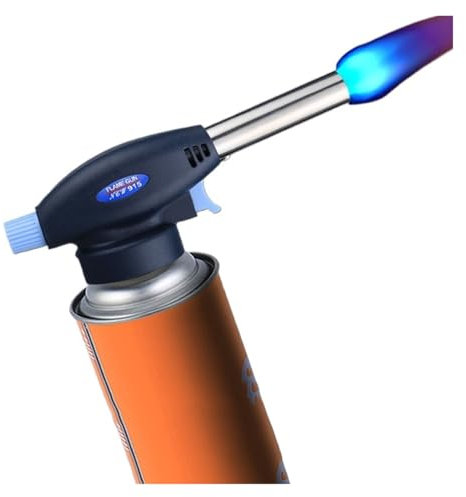 Outdoor Heater Torch Cooking AutoIgnition Gas Welding-Burner Welding Gas Burner Flame Torch Gun Blow for BBQ Camping Cooking