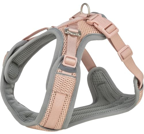 Flexibles Premium Geschirr - Blush, Größe S-M, Maße 48-69 cm/20 mm, Bauchumfang 48-69 cm - Trixie