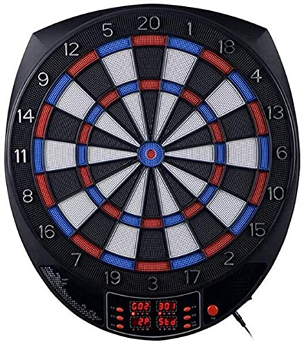 dart， Darttavlor med mjuk spets, darttavleset, 19” målområde, 27 spel och 243 varianter 6 18g dart, 4 LED-displayer