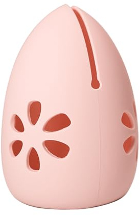 Astuccio per trucchi – Custodia ventilata in silicone per il trucco | organizer leggero e portatile, strumento per la conservazione dei cosmetici, robusto e riutilizzabile, contenitore compatto