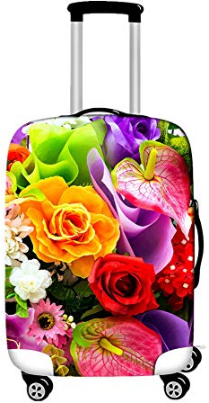 Morbuy Elastisch Kofferhülle Kofferschutzhülle Anti-Kratzer Staubdicht Kofferüberzug Luggage Protector Cover Kofferbezug Reisekofferabdeckung