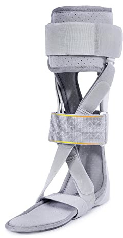 Tairibousy AFO Foot Drop Brace Ankle Foot Orthosis Medical Foot Up Afo Walking with Shoe for Stroke Hemiplegia for Men and Women (Medium-Right)