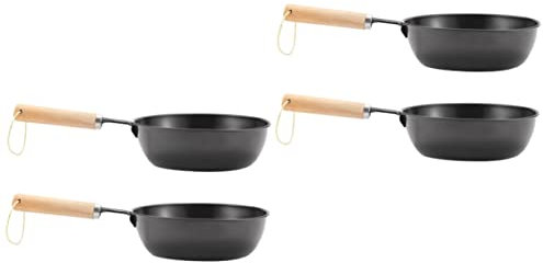 Toddmomy 4pcs Burning Pot Camping Tool Barbecue Pot Material for Outdoor Activities