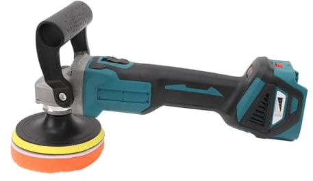 Pufferpolierer Set für BL1820, Autopolierer mit 6 Variablen Geschwindigkeiten, 9500 U/min, 18 V Batteriebetriebener Polierer für Autopflege, Wachsen, Polieren,