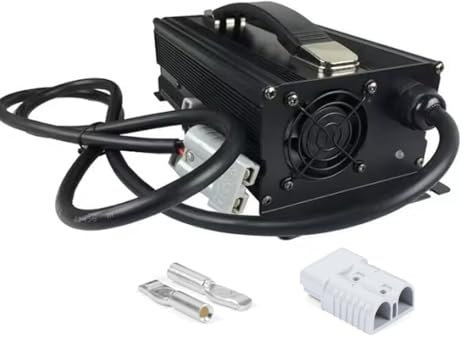 HYDTGZ Chargeur de Batterie Plomb Acide 36 V 25 A pour Chariot Élévateur, avec Prise Anderson 50 A pour Chariots Élévateurs Électriques, Transpalettes et Autolaveuses