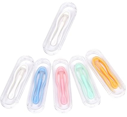 CALLARON 24 Juegos Sets Herramientas para Lentes de Contacto con Pinzas de Succión Colores Aleatorios Accesorios Prácticos para Insertar y Retirar Lentes Color Aleatorio