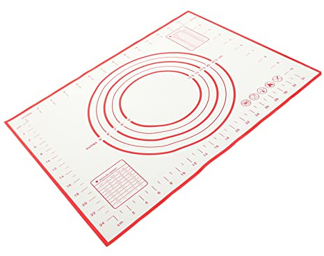 Alipis 2 pezzi Silicone Antiadherente per Impastare per Pizza Dolci e Pane Con per Uso Preciso e