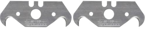 kwb Hakenklingen für Teppichmesser 24306 (6 Stück, Extrem Scharf, 49 x 19 x 0 5mm, in praktischer Spenderbox) (Packung mit 2)
