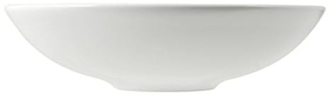 H&H Denver Confezione da 6 Piatti Fondi, Stone Ware, Bianco, 6 unità