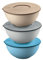 Fratelli Guzzini Set Di 3 Contenitori Con Coperchio, Blu, 16 cm